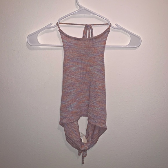 Tobi “Holly” Sweater Halter Top - Picture 3 of 7